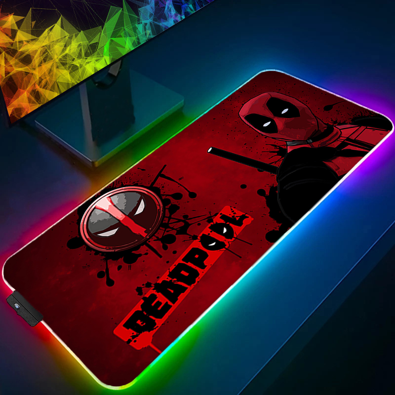 Gaming Keyboard He - Tappetino per mouse a LED Retroilluminazione