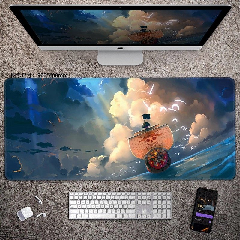 Gaming Keyboard Mouse - Tappetino per mouse in pelle ONE