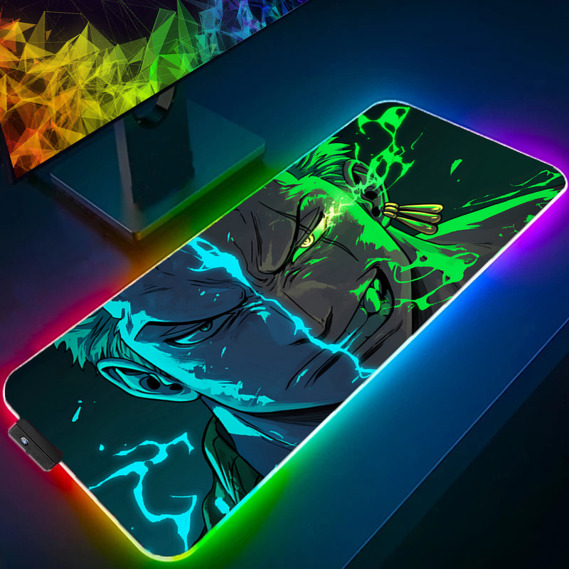ONE PIECE Zoro Mouse Pad RGB A - Gaming Keyboard He recensione e prezzo