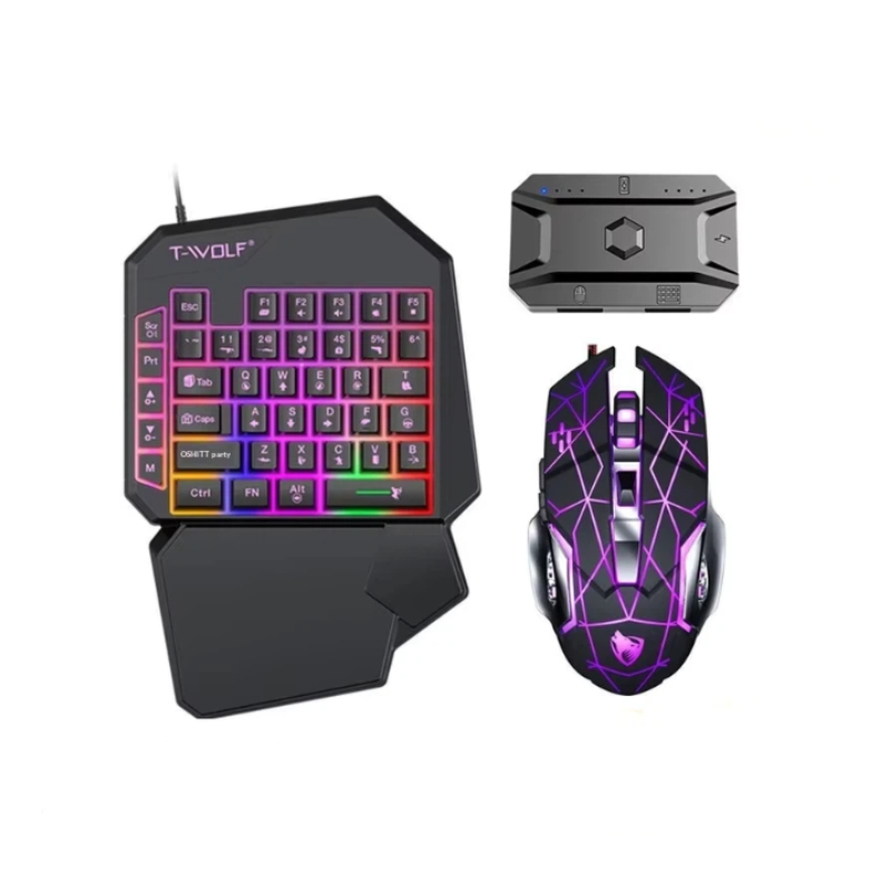T-Wolf Tf950 5 in 1 Set Tastie - Gaming Keyboard 1 Hand recensione e prezzo