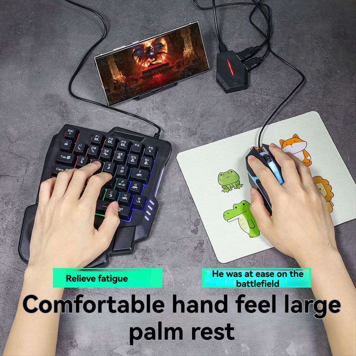 Kit Combo 5 in 1 per Giochi Mo - Gaming Keyboard 1 Hand recensione e prezzo